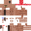 Minecraft skin texture, 64x64 pixels