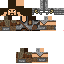 Minecraft skin texture, 64x64 pixels