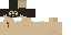 Minecraft skin texture, 64x32 legacy pixels