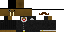 Minecraft skin texture, 64x32 legacy pixels