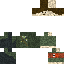 Minecraft skin texture, 64x64 pixels