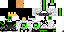 Minecraft skin texture, 64x32 legacy pixels