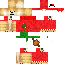 Minecraft skin texture, 64x64 pixels