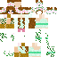 Minecraft skin texture, 64x64 pixels
