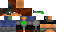 Minecraft skin texture, 64x32 legacy pixels