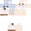 Minecraft skin texture, 64x64 pixels