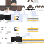 Minecraft skin texture, 64x64 pixels