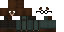 Minecraft skin texture, 64x32 legacy pixels