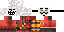 Minecraft skin texture, 64x32 legacy pixels