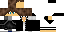 Minecraft skin texture, 64x32 legacy pixels