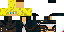 Minecraft skin texture, 64x32 legacy pixels