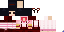 Minecraft skin texture, 64x32 legacy pixels