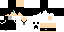 Minecraft skin texture, 64x32 legacy pixels