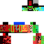 Minecraft skin texture, 64x64 pixels