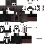 Gray Minecraft skin texture, 64x64 pixels