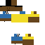 Minecraft skin texture, 64x64 pixels