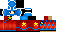 Minecraft skin texture, 64x32 legacy pixels
