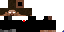 Minecraft skin texture, 64x32 legacy pixels