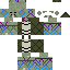 Minecraft skin texture, 64x64 pixels