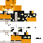 Minecraft skin texture, 64x64 pixels