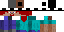 Minecraft skin texture, 64x32 legacy pixels