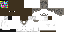 Minecraft skin texture, 64x32 legacy pixels