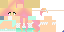 Minecraft skin texture, 64x32 legacy pixels