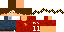 Minecraft skin texture, 64x32 legacy pixels