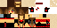 Minecraft skin texture, 64x32 legacy pixels