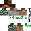 Minecraft skin texture, 64x64 pixels