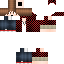 Minecraft skin texture, 64x64 pixels