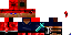 Minecraft skin texture, 64x32 legacy pixels