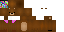 Minecraft skin texture, 64x32 legacy pixels