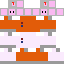 Minecraft skin texture, 64x64 pixels