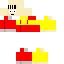 Minecraft skin texture, 64x64 pixels