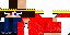 Minecraft skin texture, 64x32 legacy pixels