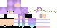 Minecraft skin texture, 64x32 legacy pixels