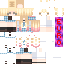 Minecraft skin texture, 64x64 pixels