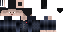 Minecraft skin texture, 64x32 legacy pixels