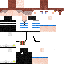Minecraft skin texture, 64x64 pixels