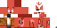 Minecraft skin texture, 64x32 legacy pixels