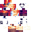 Minecraft skin texture, 64x64 pixels