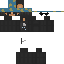 Minecraft skin texture, 64x64 pixels