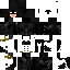 Black Minecraft skin texture, 64x64 pixels