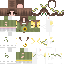 Minecraft skin texture, 64x64 pixels
