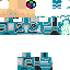 Minecraft skin texture, 64x64 pixels