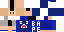 Minecraft skin texture, 64x32 legacy pixels
