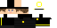 Minecraft skin texture, 64x32 legacy pixels