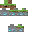Minecraft skin texture, 64x64 pixels