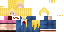 Minecraft skin texture, 64x32 legacy pixels